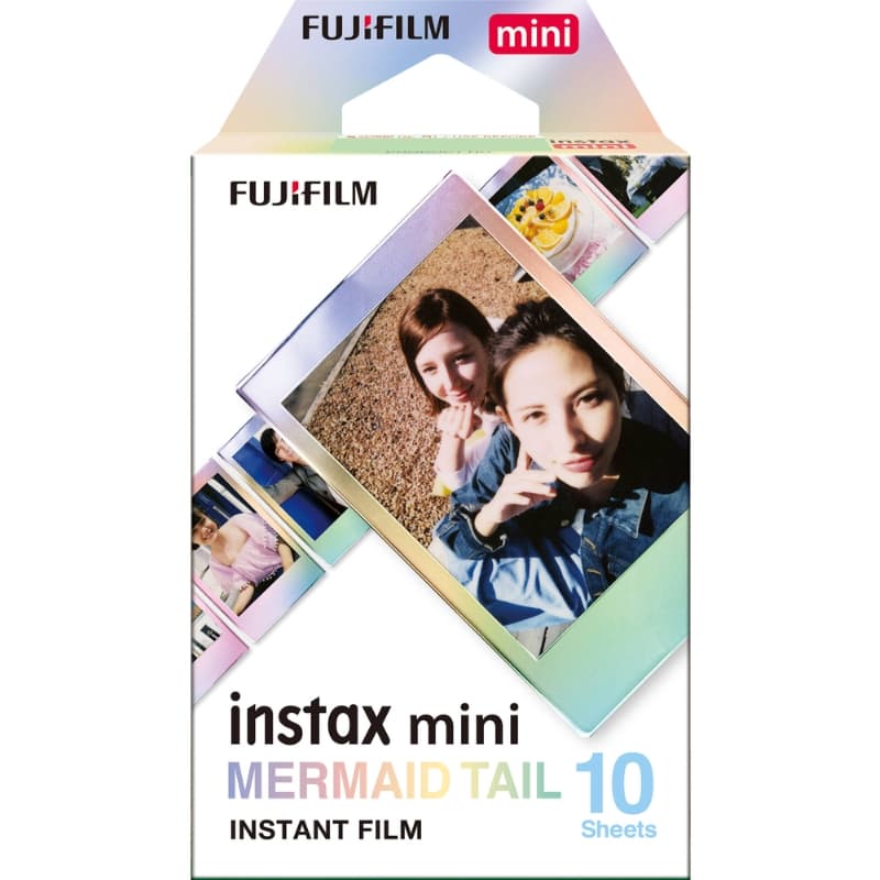 Papel térmico Fujifilm Instax Mini Mermaid Tail - (10 folhas de filme)
