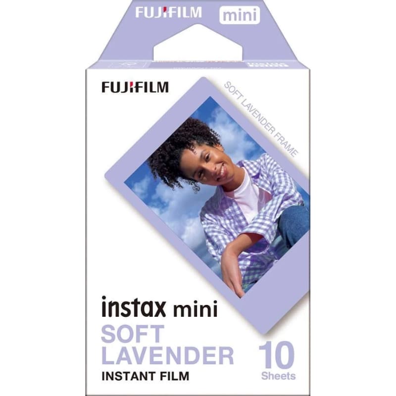 Papel Térmico Fujifilm Instax Mini Soft Lavender - (10 folhas de filme)