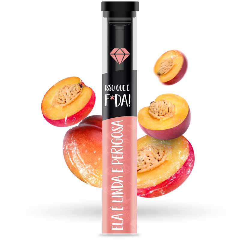 Vaper Chilly Beats Descartável Isso Que É Foda 5% Nicotina 1000 Puffs - Peach