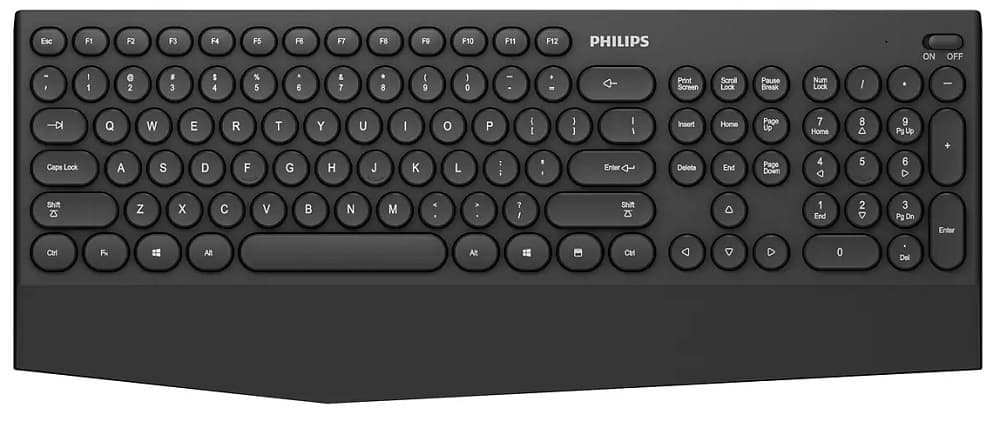 Teclado Wireless Philips SPK6303 Preto (Español)