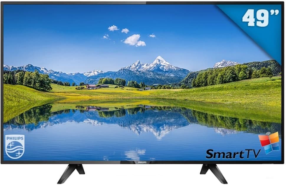 Smart TV LED Philips 49" 49PFD5102 Full HD (2016)