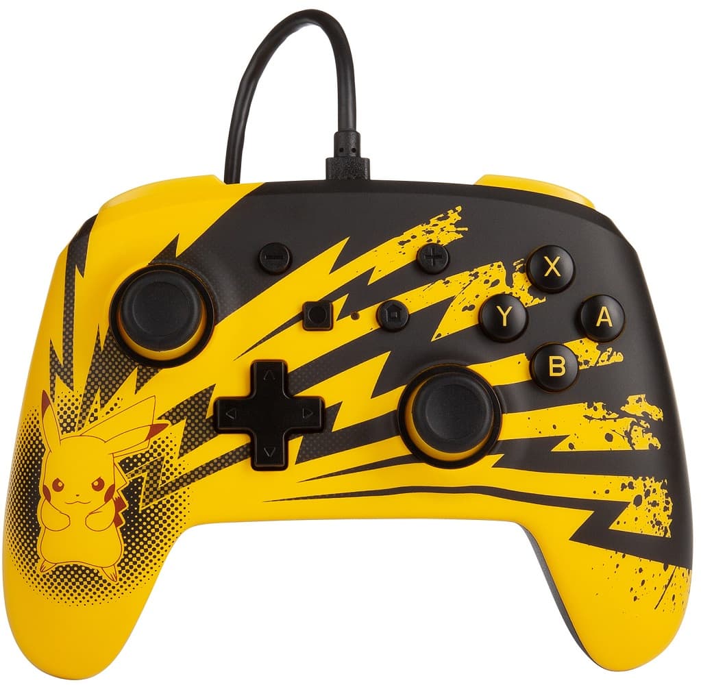 Controle Nintendo Switch PowerA Enhanced Wired 1516985-01 - Pikachu Lightning