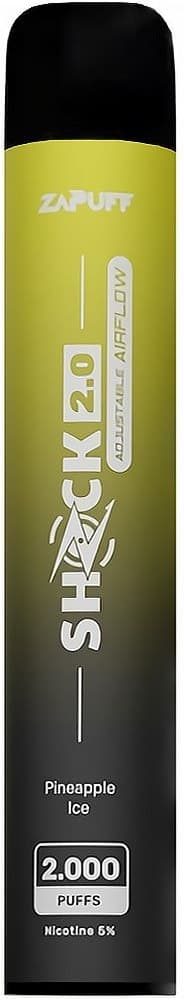 Vaper Zapuff Descartável Shock 2.0 2000 Puffs - Pineapple Ice