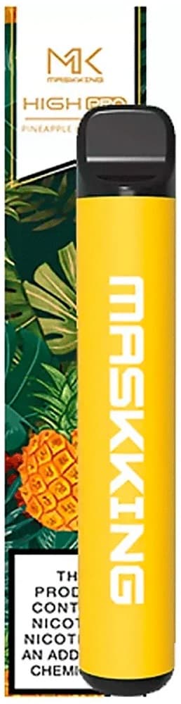 Vaper Descartável Maskking High Pro 5% Nicotina 1000 Puffs - Pineapple Lemonade