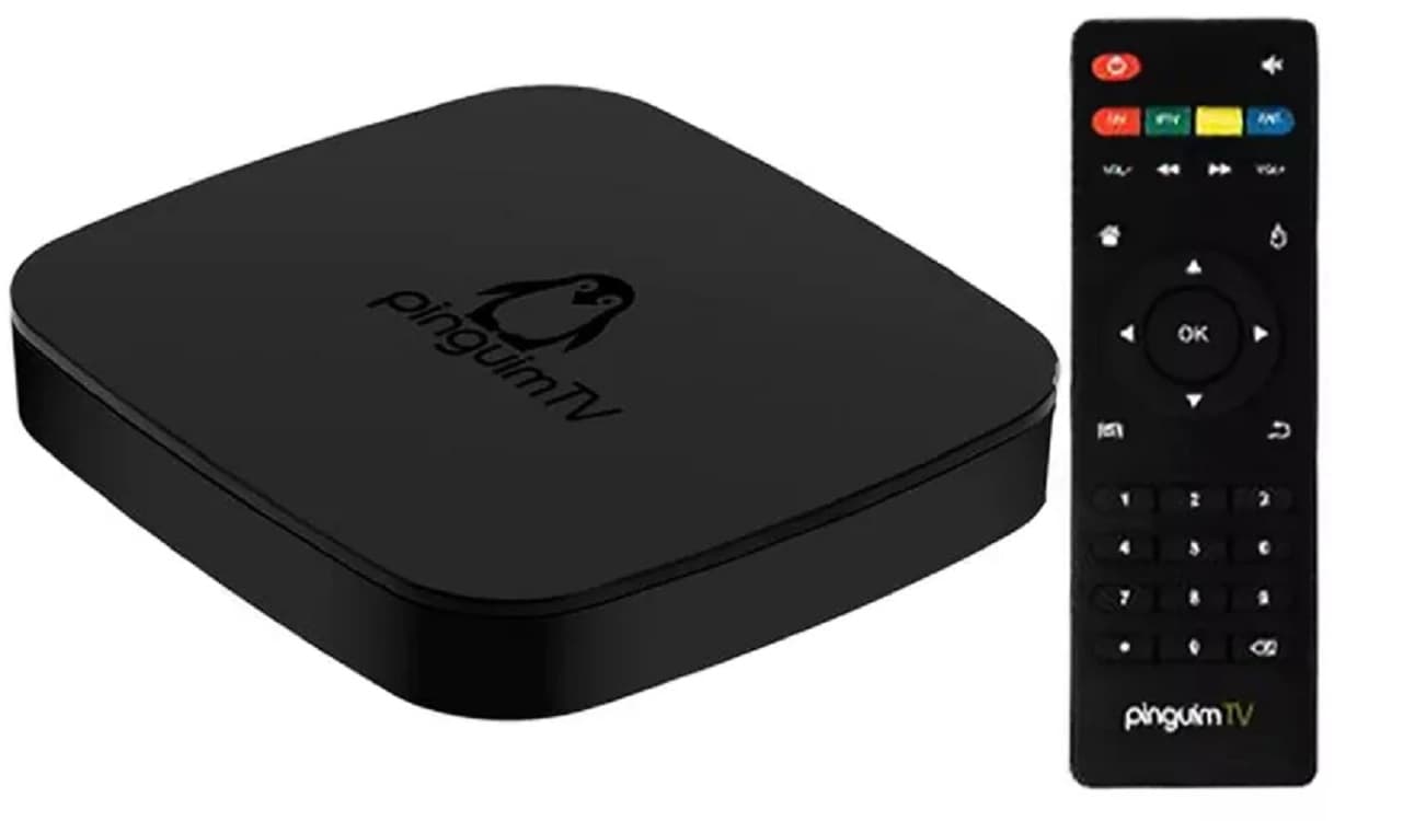 Receptor TV Box Pinguim TV Ultra HD 1/8GB Wi-Fi/A6.0 Bivolt Preto 1
