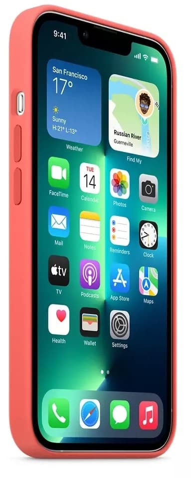 Capa Apple iPhone 13 MM253ZM/A Silicone With MagSafe - Pink Pomelo 3