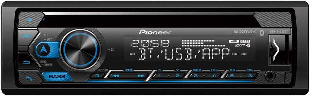 Toca CD Pioneer DEH-S4250BT Bluetooth/USB 1