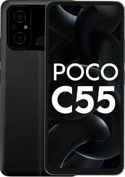 Smartphone Xiaomi Poco C55 DS LTE 6.71" 4/64GB - Black (India)