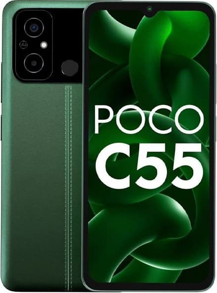 Smartphone Xiaomi Poco C55 DS LTE 6.71" 4/64GB - Green (India)