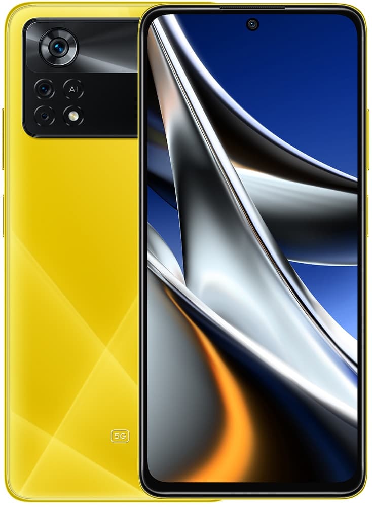 Smartphone Xiaomi Poco X4 Pro 5G DS 6.67" 6/128GB - Yellow (India)