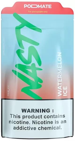 Essência para Vape Nasty PodMate Watermelon Ice 50mg Nicotina - 30ml