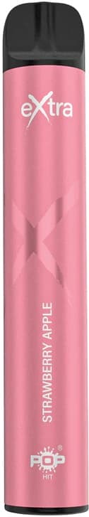 Vaper Descartável Pop Hit Extra 5% Nicotina 3000 Puffs - Strawberry Apple