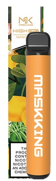 Vaper Descartável Maskking High Pro 5% Nicotina 1000 Puffs - Mango Ice