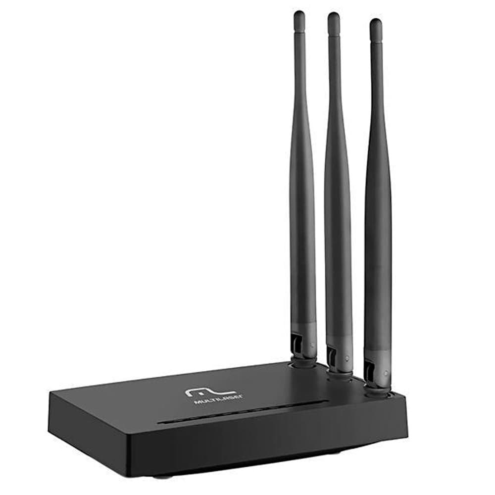 Roteador Multilaser RE085 AC750 de 750Mbps em 2.4 e 5 GHz com 3 Antenas/Bivolt - Preto 1