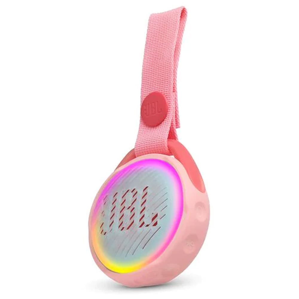 Speaker JBL JR POP com Bluetooth/Iluminação LED/IPX7/Bateria 600 mAh - Rosa 1