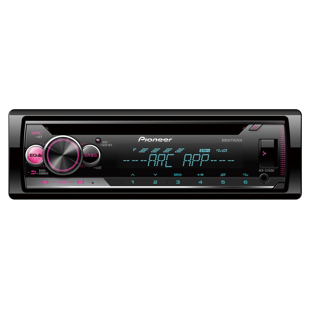 Toca CD Automotivo Pioneer DEH-S215UI com USB/Equalizador de 5 bandas/Spotify iOS - Preto 1