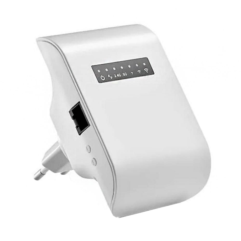 Repetidor de Sinal Multilaser RE054 300Mbps em 2.4GHz e 450Mbps em 5GHz/Bivolt - Branco 1