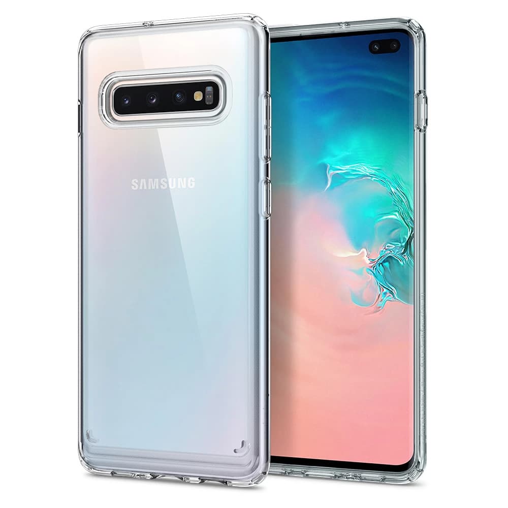 Capinha para Galaxy S10+ Spigen Ultra Hybrid 606CS25766 - Crystal Clear 1