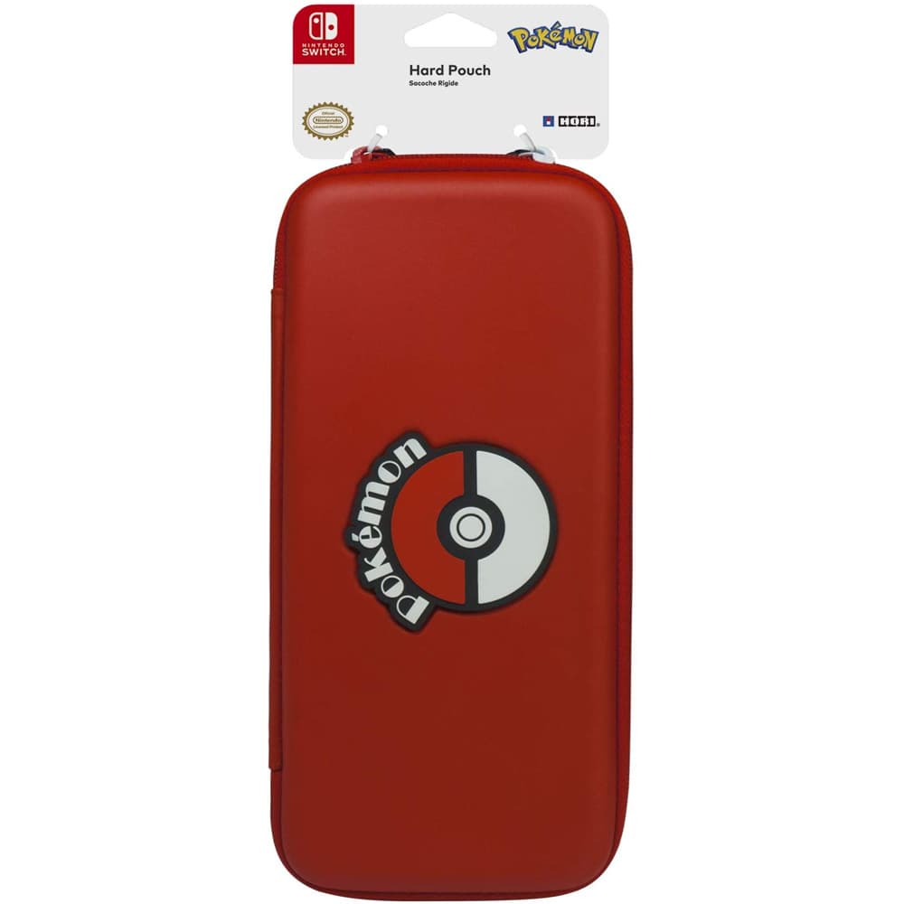 Estojo para Nintendo Switch Hori Hard Pouch PokeBall NSW-058U - Vermelho/Branco 1