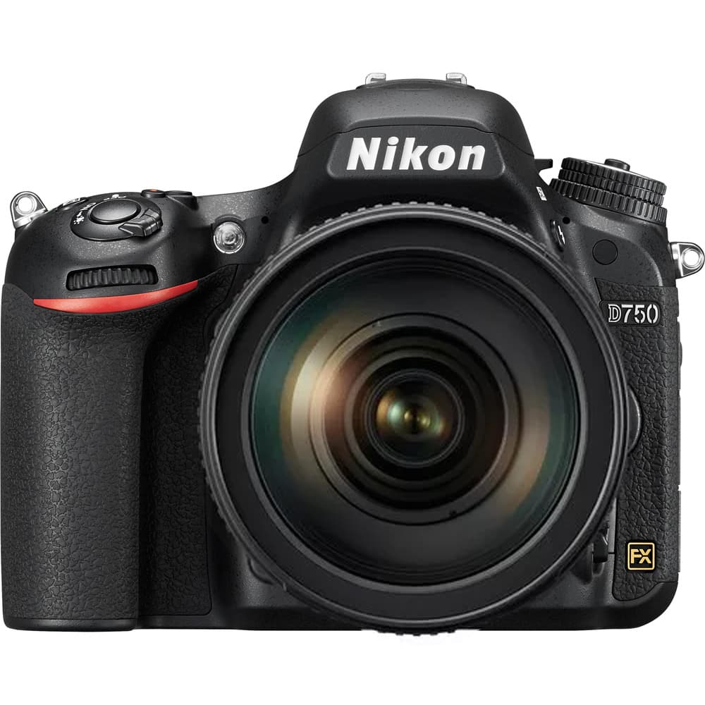 Cámara DSLR Nikon D750 de 24.3MP/Full HD com Tela 3.2/Wi-Fi/EXPEED 4 + Lente AF-S NIKKOR 24-120 mm f/4G ED VR - Preto 1