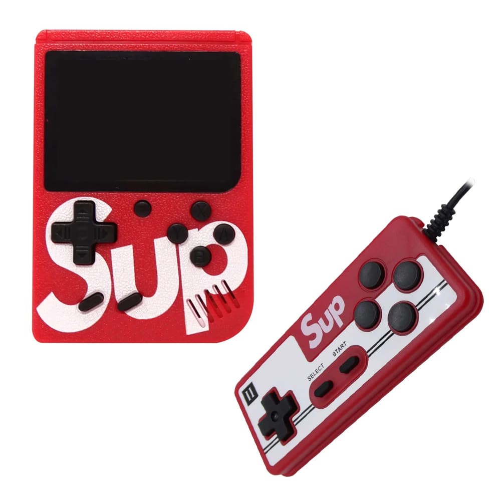Console Sup Game Box com 400 Jogos/AV + Controle Remoto - Vermelho 1