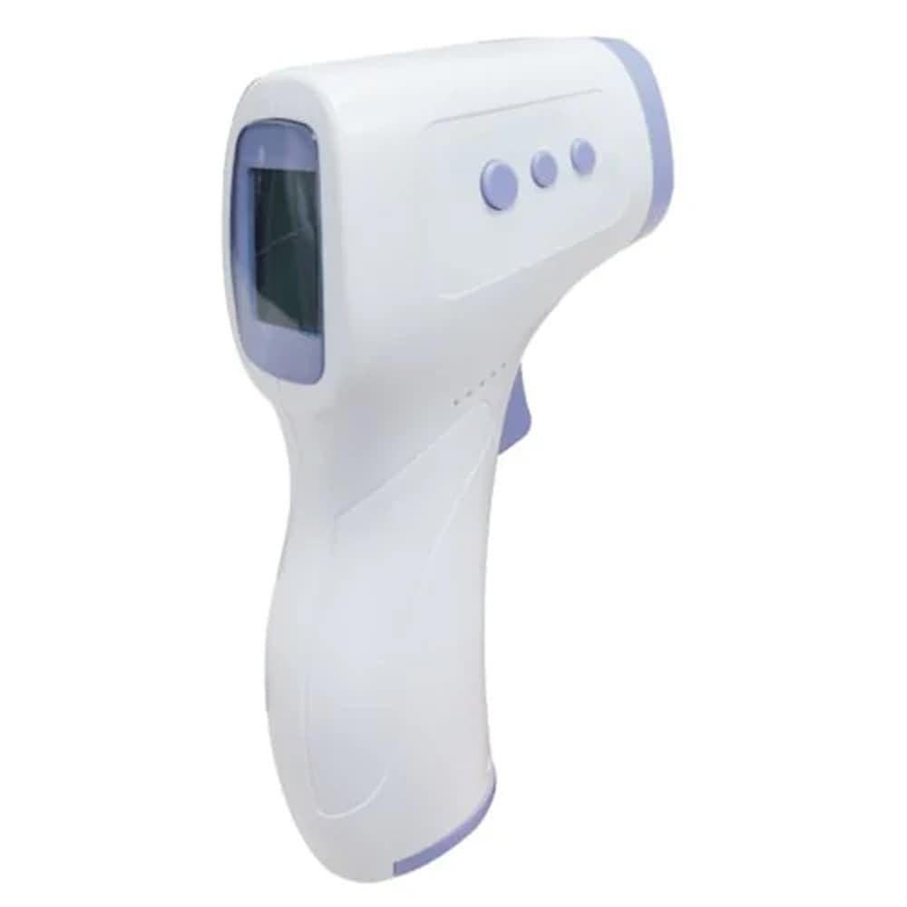 Termômetro Infravermelho YU Tech HP-313 com Medições em ºF e ºC/até 42.5ºC/a Pilha - Branco/Roxo 1
