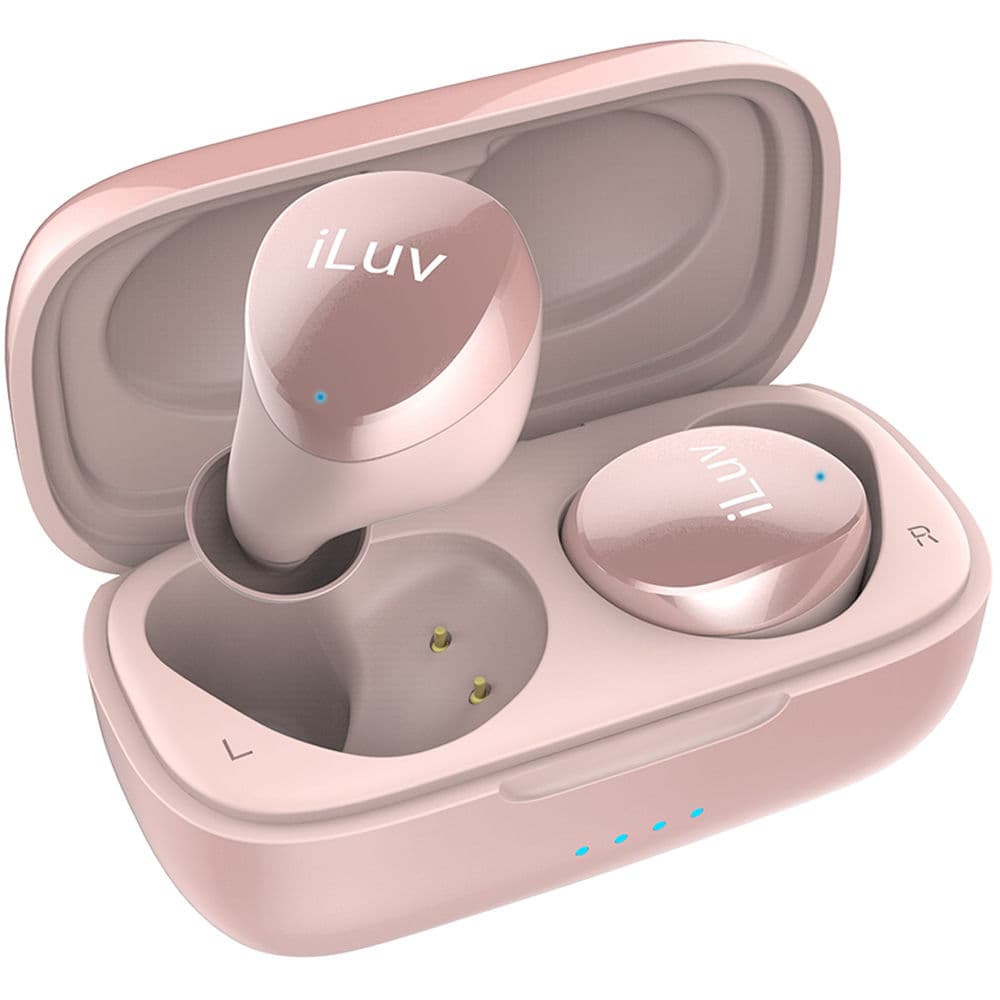 Fone de Ouvido Sem Fio iLuv Bubble Gum Air True Wireless BBGTWSAIRRG com Bluetooth/Microfone - Rosa Ouro 1