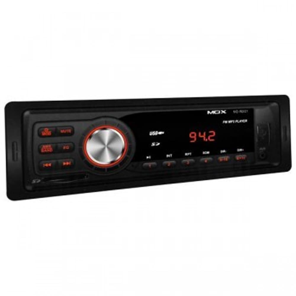 Toca Rádio Automotivo MOX MO-R2021 com FM/Leitor SD/Mini Jack 3.5mm - Preto 1