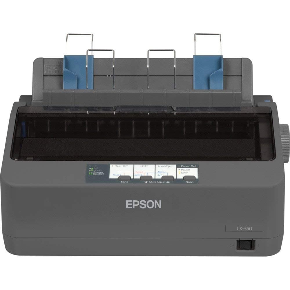 Impressora Matricial Epson LX-350 Paralelo 2V - Cinza Escuro