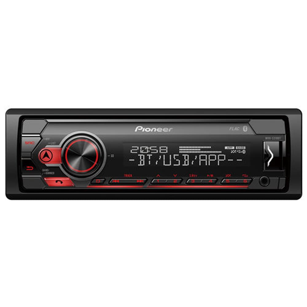 Toca Rádio Automotivo Pioneer MVH-S310BT com FM/AM/Mini Jack 3.5mm/USB - Preto 1