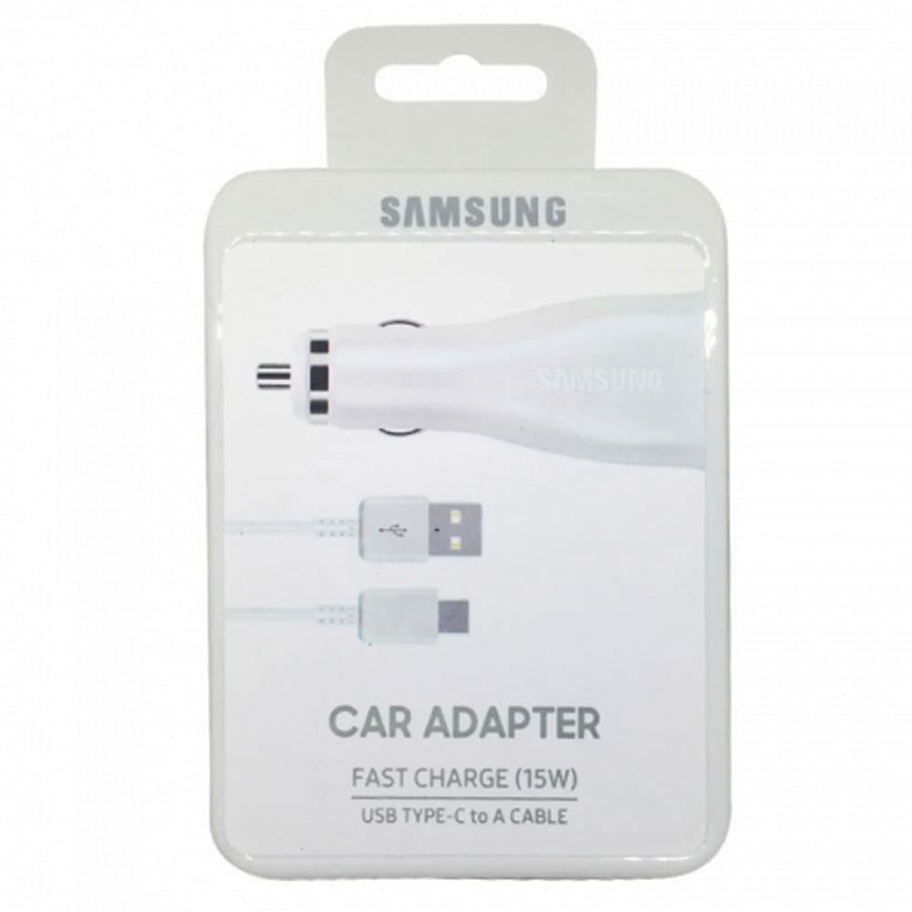 Carregador Veicular USB Samsung EP-LN920BWEGWW com Carga Rápida/2 Saídas - Branco 1
