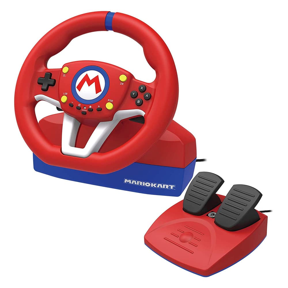 Volante para Nintendo Switch Hori Mario Kart Racing Wheel NSW-204U - Mario Vermelho/Azul 1