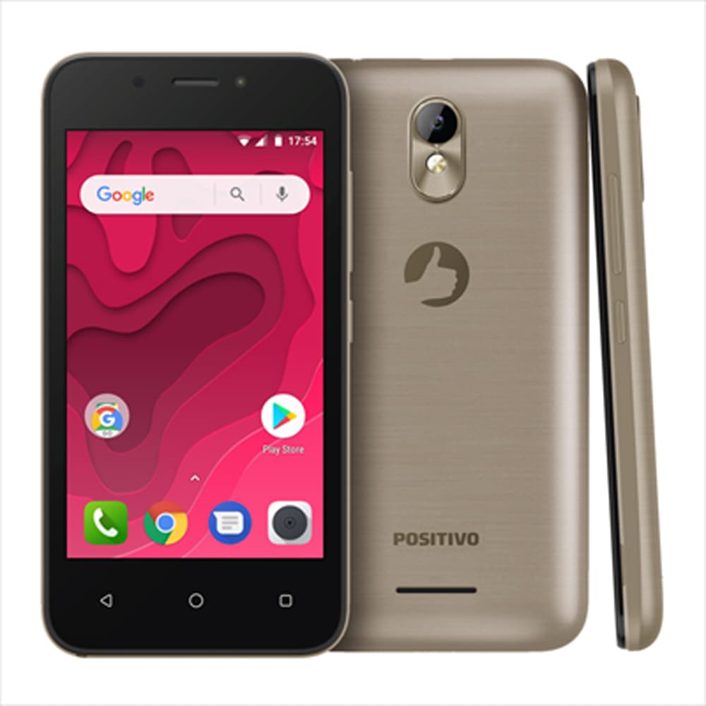 Smartphone Positivo Twist Mini S431 DS 3G 512MB/8GB 4.0" Dourado 1
