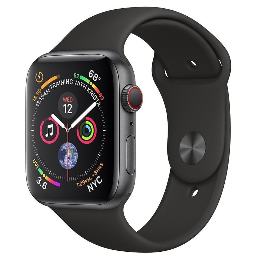 Apple Watch de 44 mm Series 4 MTX22BZ/A A2008 LTE - Space Black/Black 1