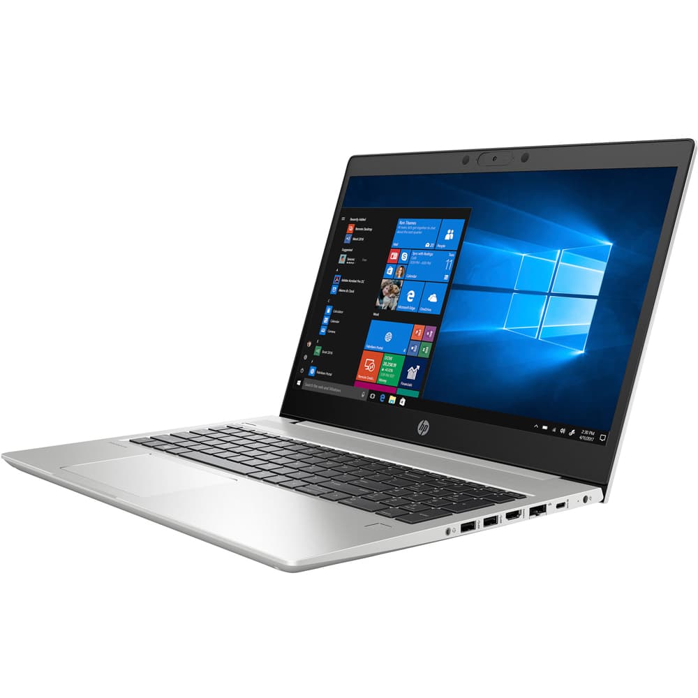 Notebook HP ProBook 450 G7 8WB96UT de 15.6 com Intel i5-10210U/4GB RAM/256GB SSD/W10 - Prata