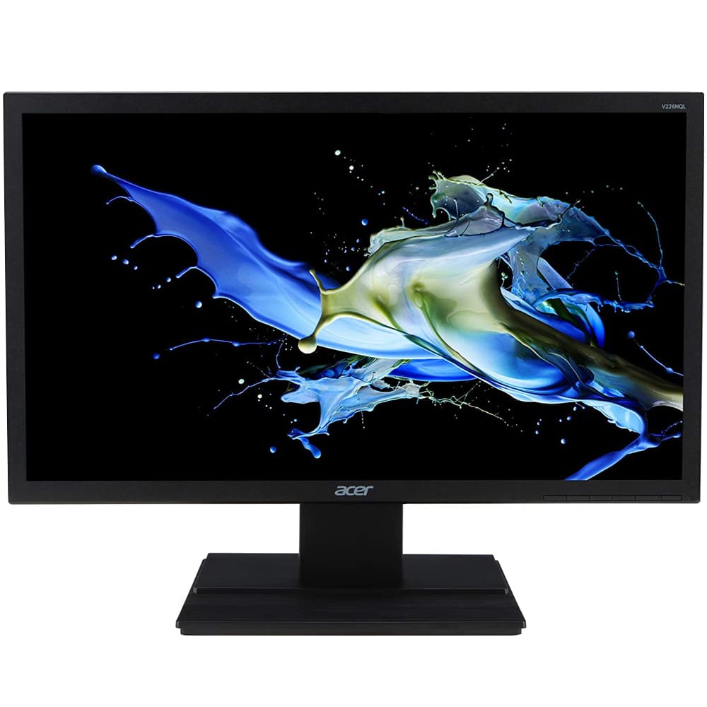 Monitor LED de 22 Acer V226HQL Bb Full HD com VGA/60Hz/Bivolt - Preto