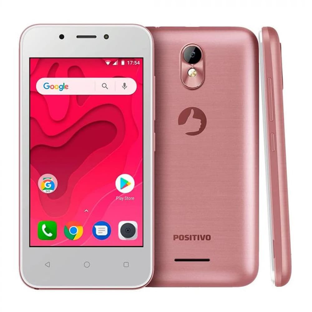 Smartphone Positivo Twist Mini S431 DS 512MB/8GB 4.0 5MP/5MP A8.0 - Rosa 1