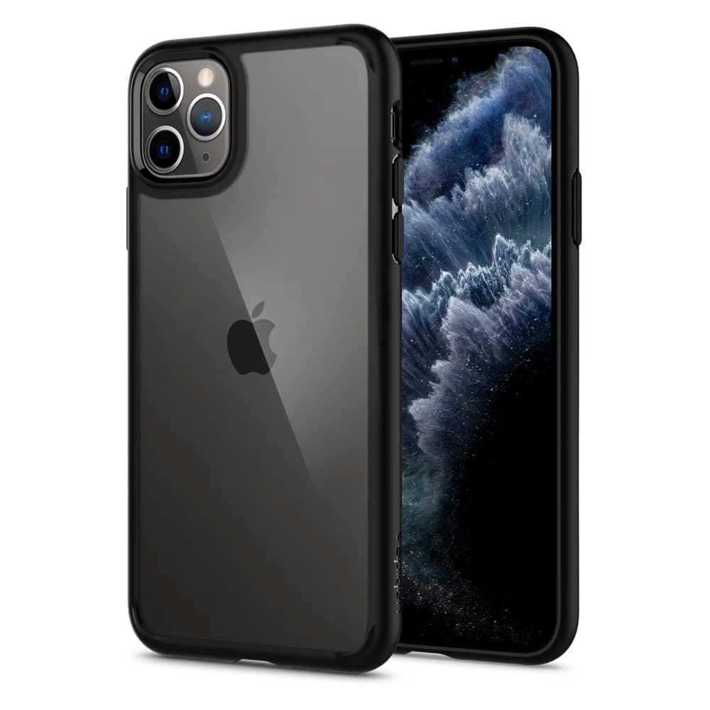 Capa Spigen para iPhone 11 Pro Max Ultra Hybrid 075CS27136 Negro Matte 1