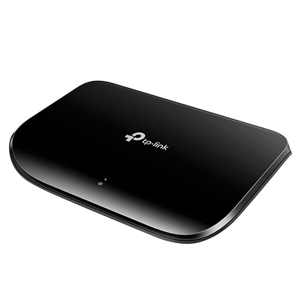 Switch TP-Link TL-SG1005D com 5 Portas de 10/100/1000Mbps Bivolt - Preto 1