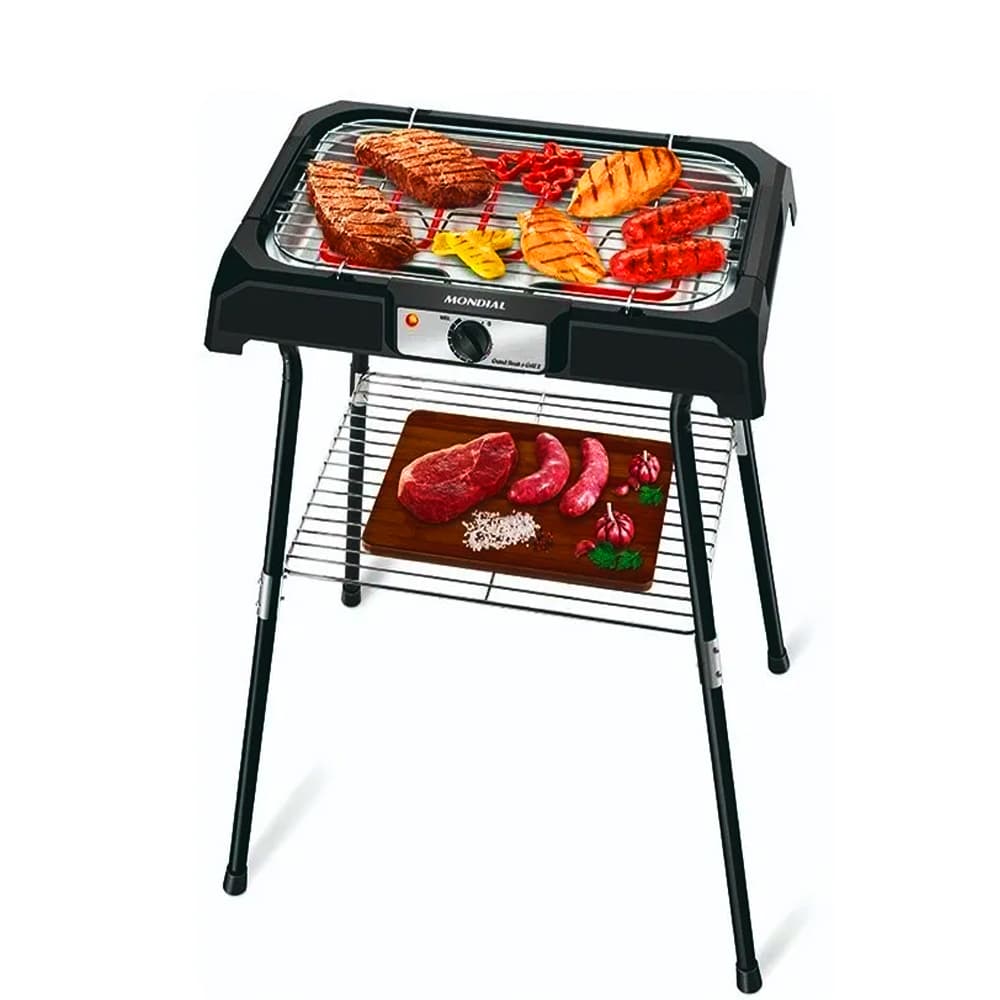 Churrasqueira Elétrica Mondial Grand Steak y Grill II CH-06 220V - Preto