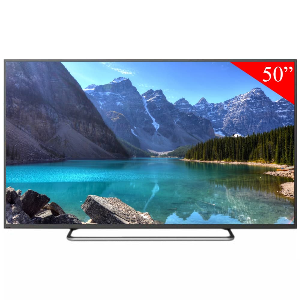 Smart TV LED de 50 Aurora 50K9B Ultra HD 4K com HDMI/USB/Wi-Fi/Bivolt - Preto 1