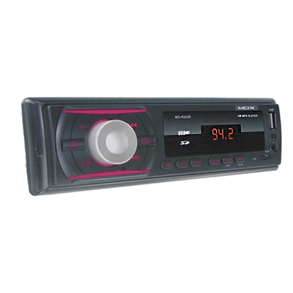 Toca Rádio Automotivo MOX MO-R2026 com FM/Leitor SD/Mini Jack 3.5mm - Preto 1
