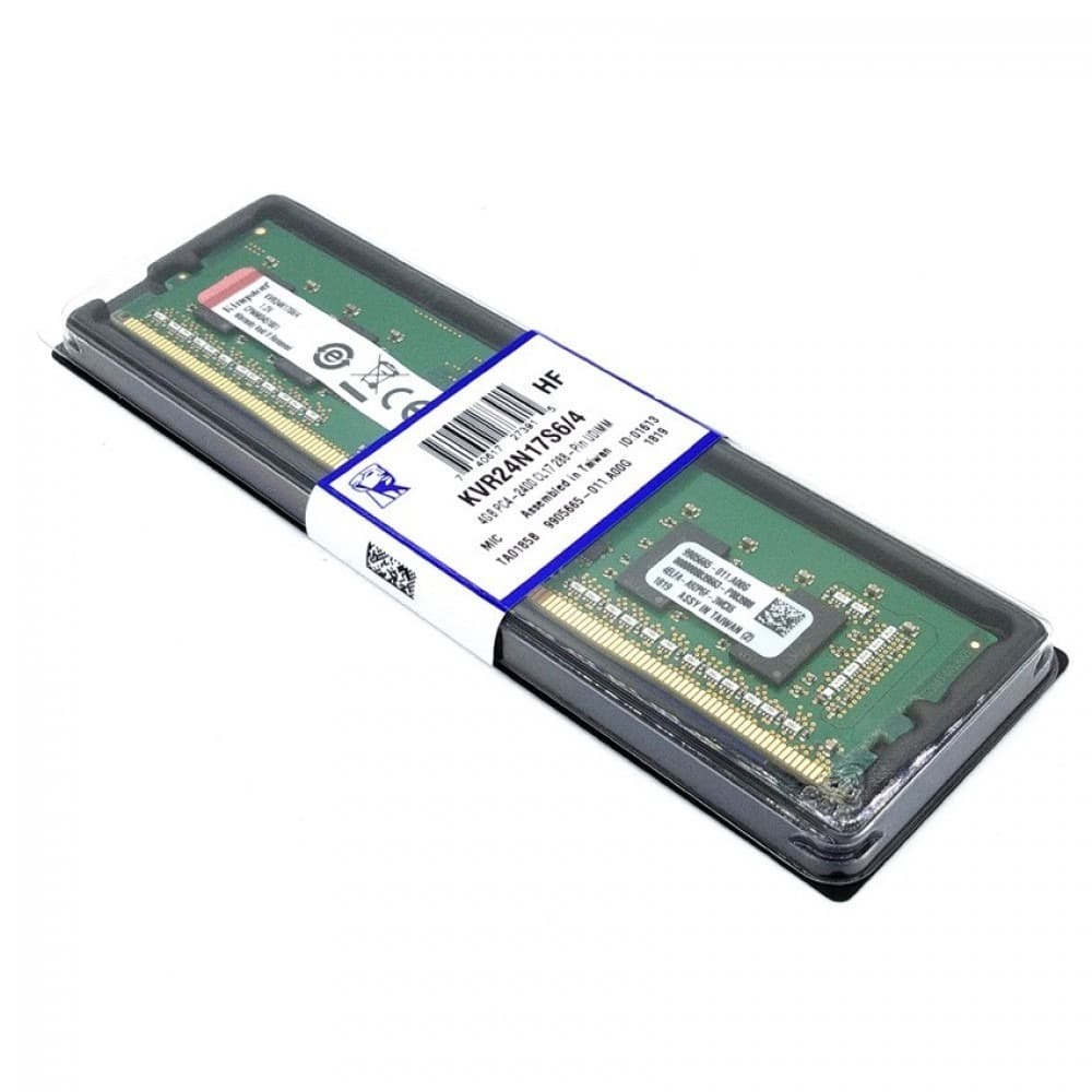 Memória RAM de 4GB Kingston KVR24N17S6/4 DDR4 - Verde 1
