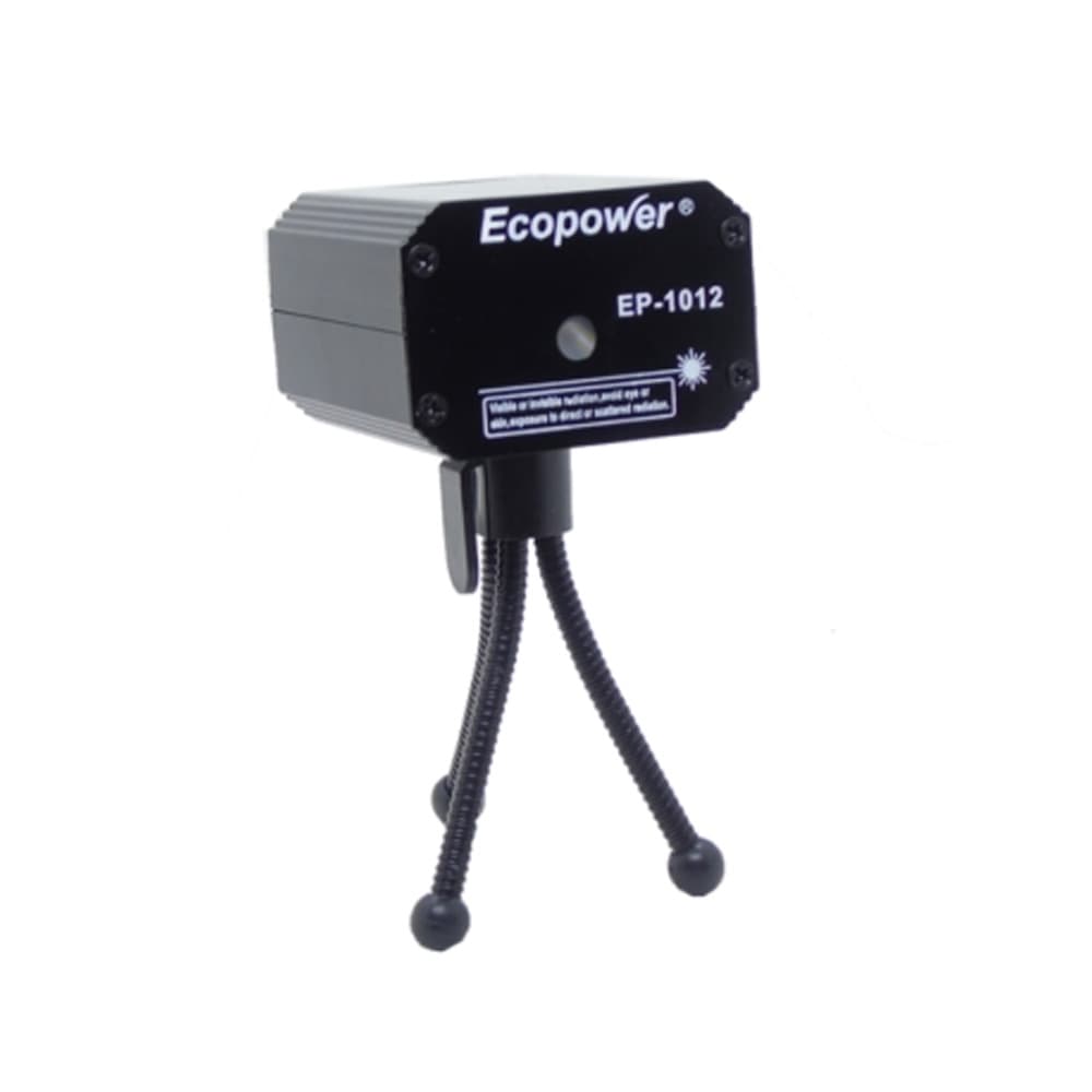 Luz Laser Ecopower EP-1012 com Luzes Verdes e Vermelhas/Modos Selecionáveis - Preto 1