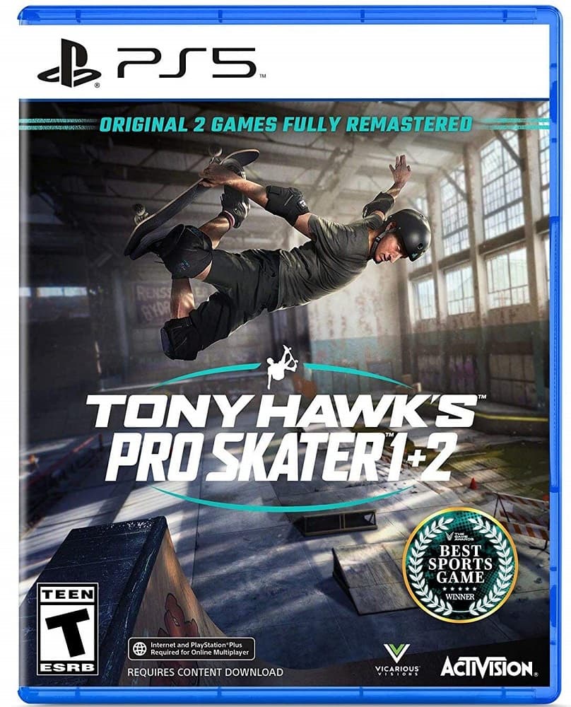 Jogo Tony Hawk's Pro Skater 1+2 - PS5