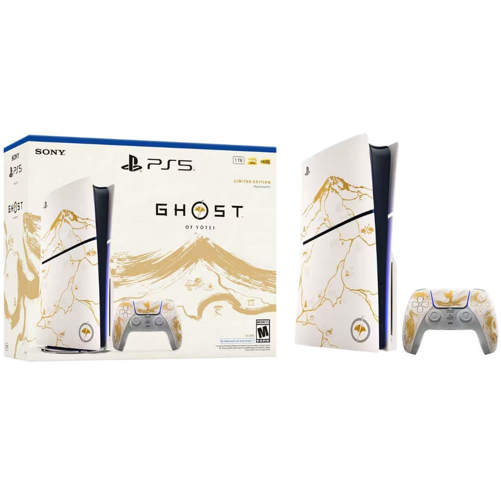 Console Sony PlayStation 5 Slim CFI-2015 Disk 1TB SSD - Ghost of Yotei Gold Limited Edition