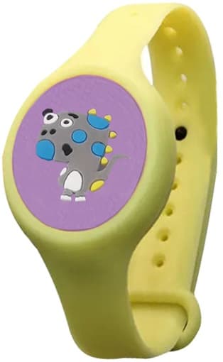 Pulseira Repelente Kids Dino - Amarelo