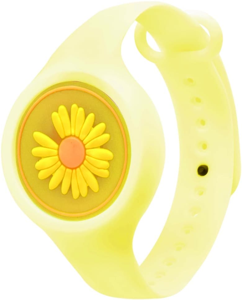 Pulseira Repelente Kids Flor - Amarelo