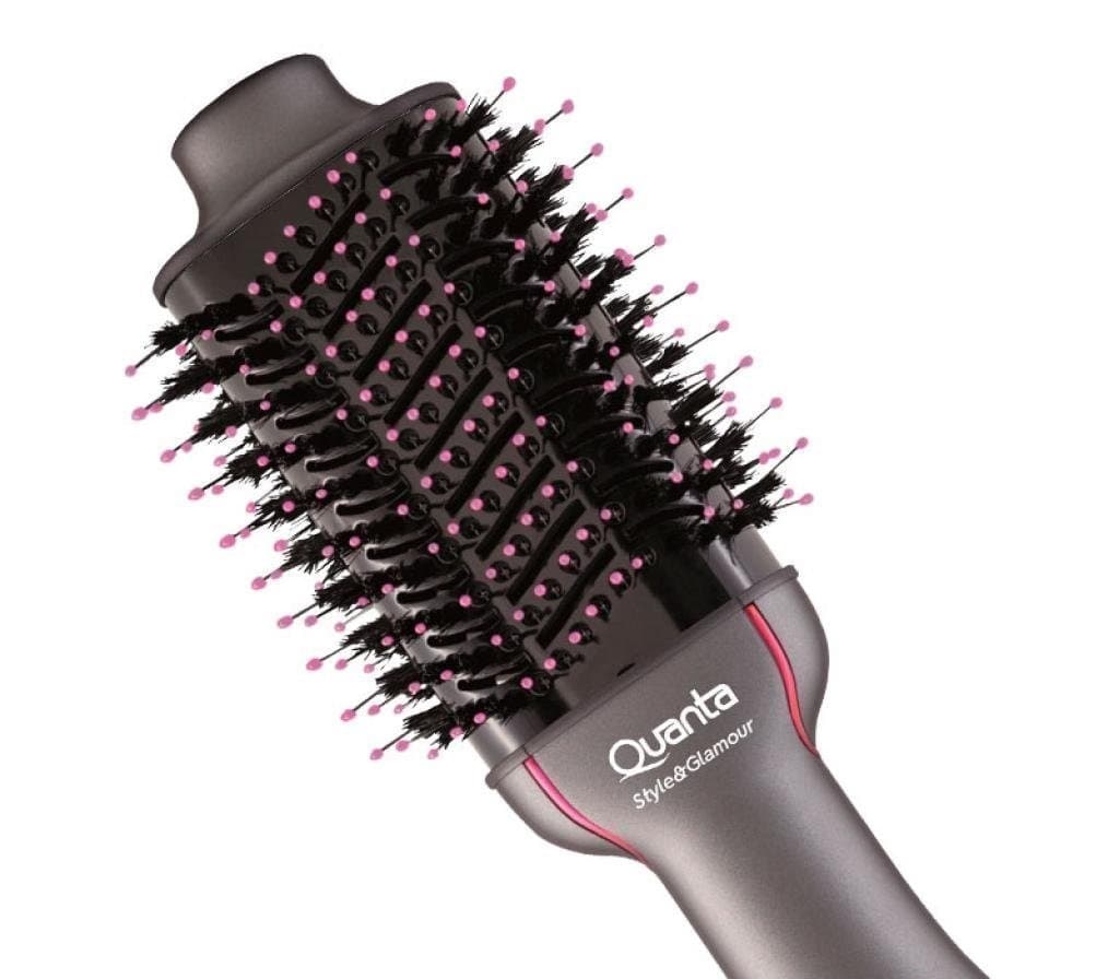 Escova Secadora Quanta QTES6000N 1300W 2V - Cinza/Rosa + Bolso de presente 4