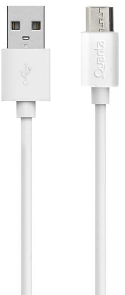 Cabo microUSB Quanta QTCMU70 1m - Branco